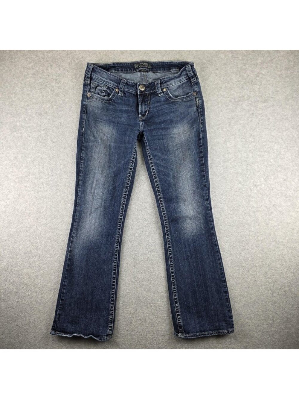 Silver Jeans Co Aiko Bootcut Jeans Womens 31x31 Blue Medium Wash Stretch Denim